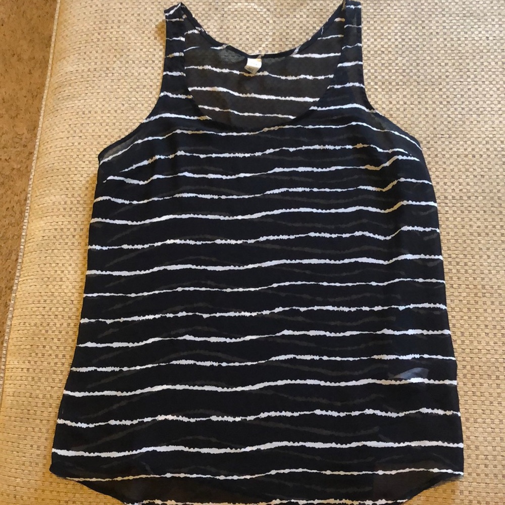 Sheer tank top